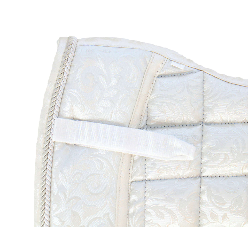 HB Tapis de Selle Lake View Dressage Pearl White