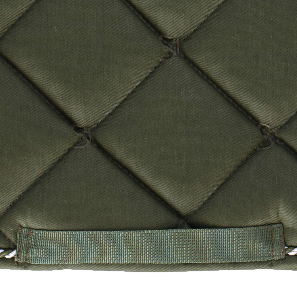 HB Tapis de Selle Crown Dressage Vert mousse