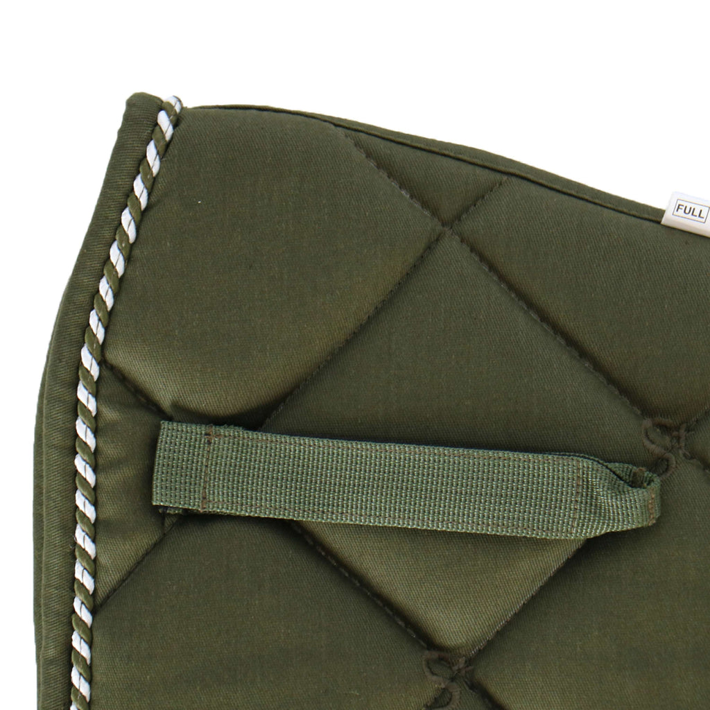 HB Tapis de Selle Crown Dressage Vert mousse