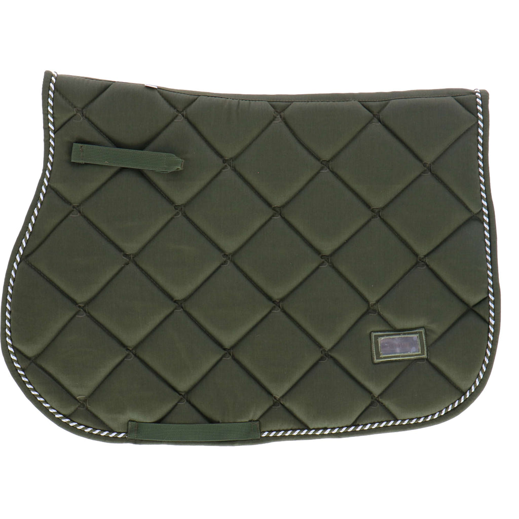 HB Tapis de Selle Crown Concours complet/Saut d’obstacles Vert mousse