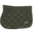 HB Tapis de Selle Crown Concours complet/Saut d’obstacles Vert mousse