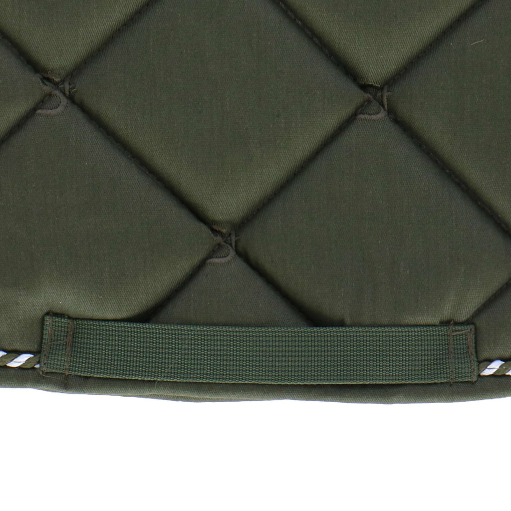 HB Tapis de Selle Crown Concours complet/Saut d’obstacles Vert mousse