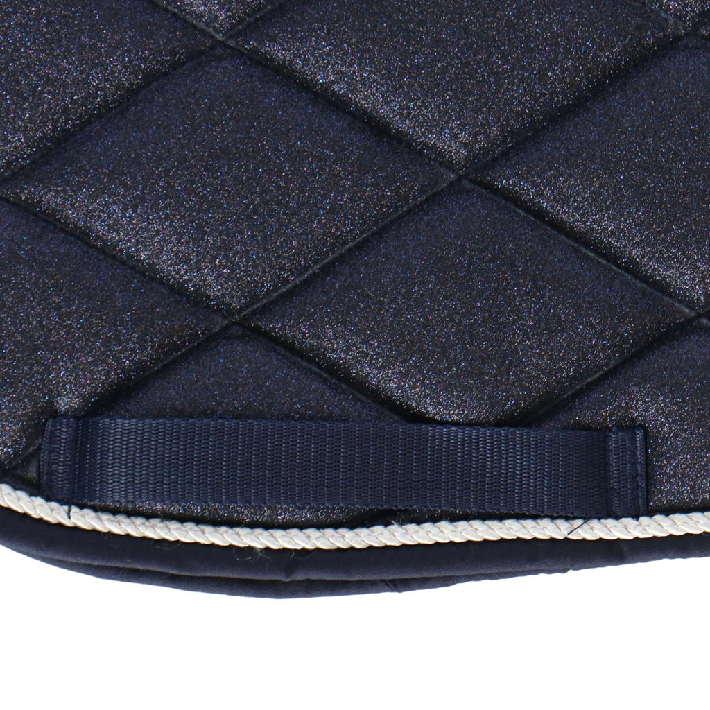 HB Tapis de Selle Sparkling Glitter Marin
