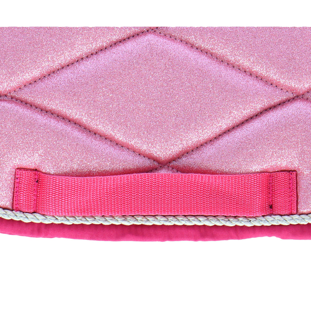 HB Tapis de Selle Sparkling Glitter Rose