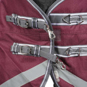 WeatherBeeta Couverture d'Hiver ComFiTec Plus Dynamic II Standard Neck Medium 220g Maroon/Gris/Blanc