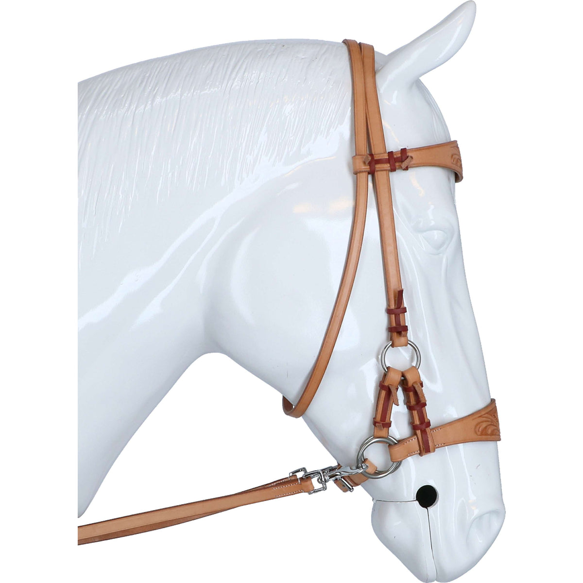 F.R.A. Bridon sans Mors Diego Side Pull Rênes Western Nature