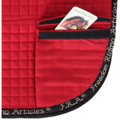 F.R.A. Chabraque Unica avec Poshes pour Selle Pieds nus Rouge