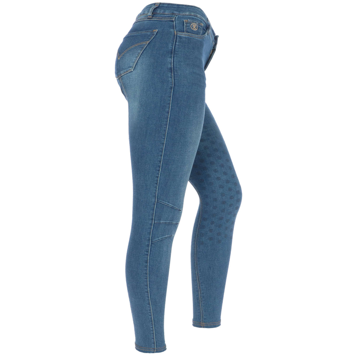PS of Sweden Pantalon d'Équitation Maggie Jeans Blue Denim
