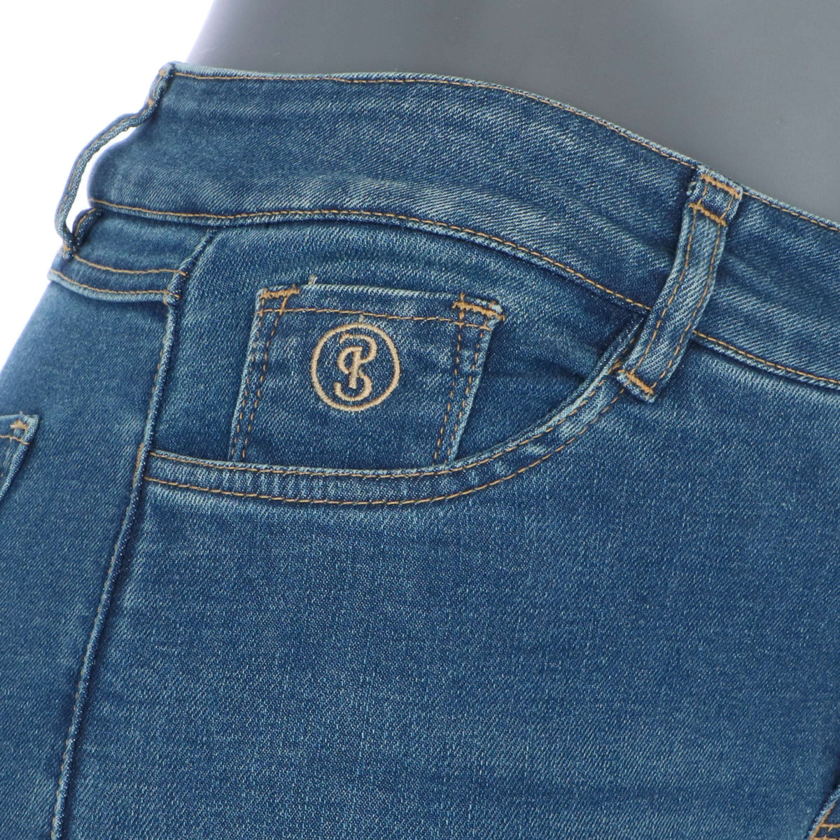 PS of Sweden Pantalon d'Équitation Maggie Jeans Blue Denim