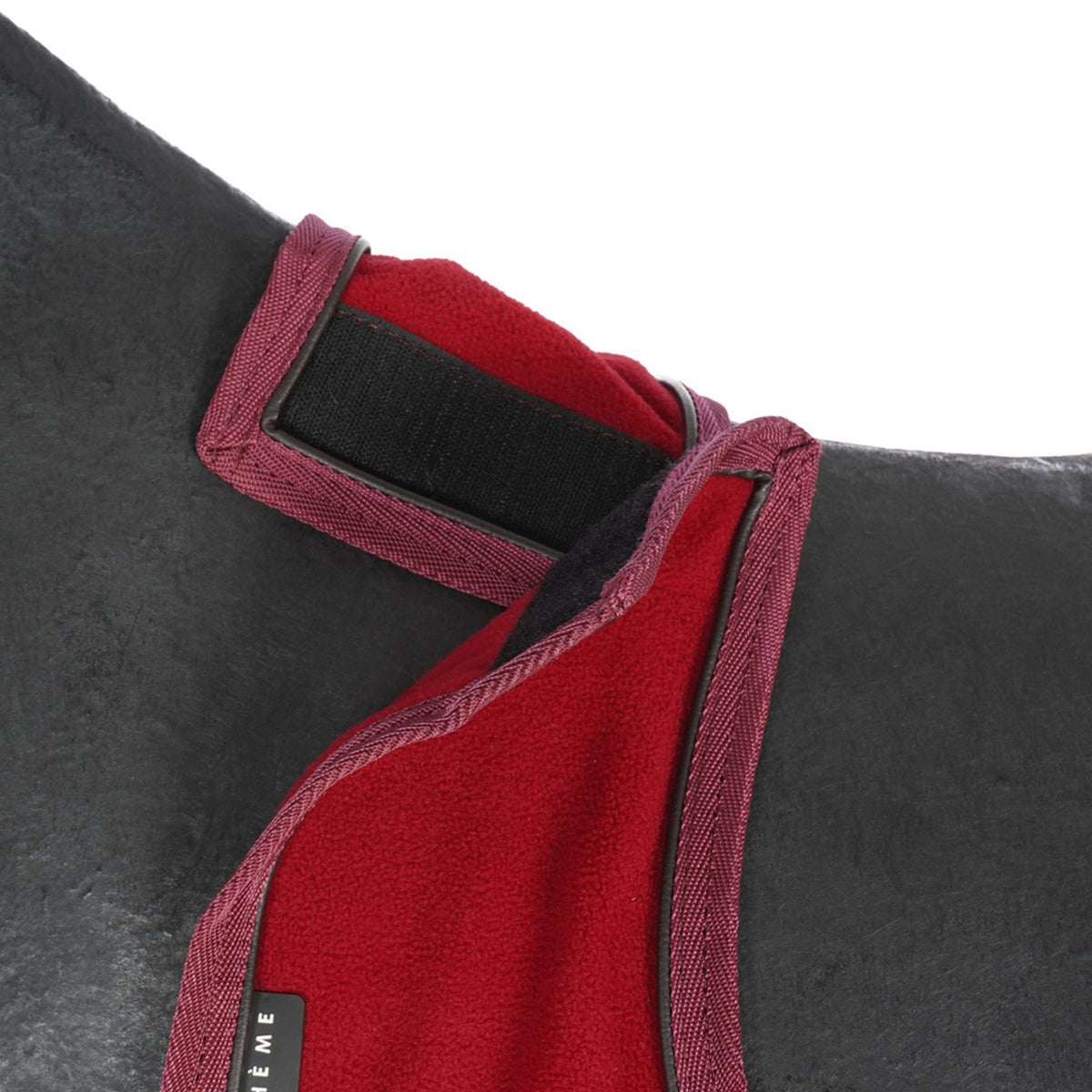 EQUITHÈME Couvre-reins Teddy Fleece Bordeaux