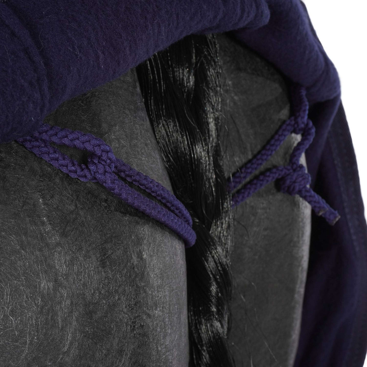 EQUITHÈME Couvre-reins Teddy Fleece Marin