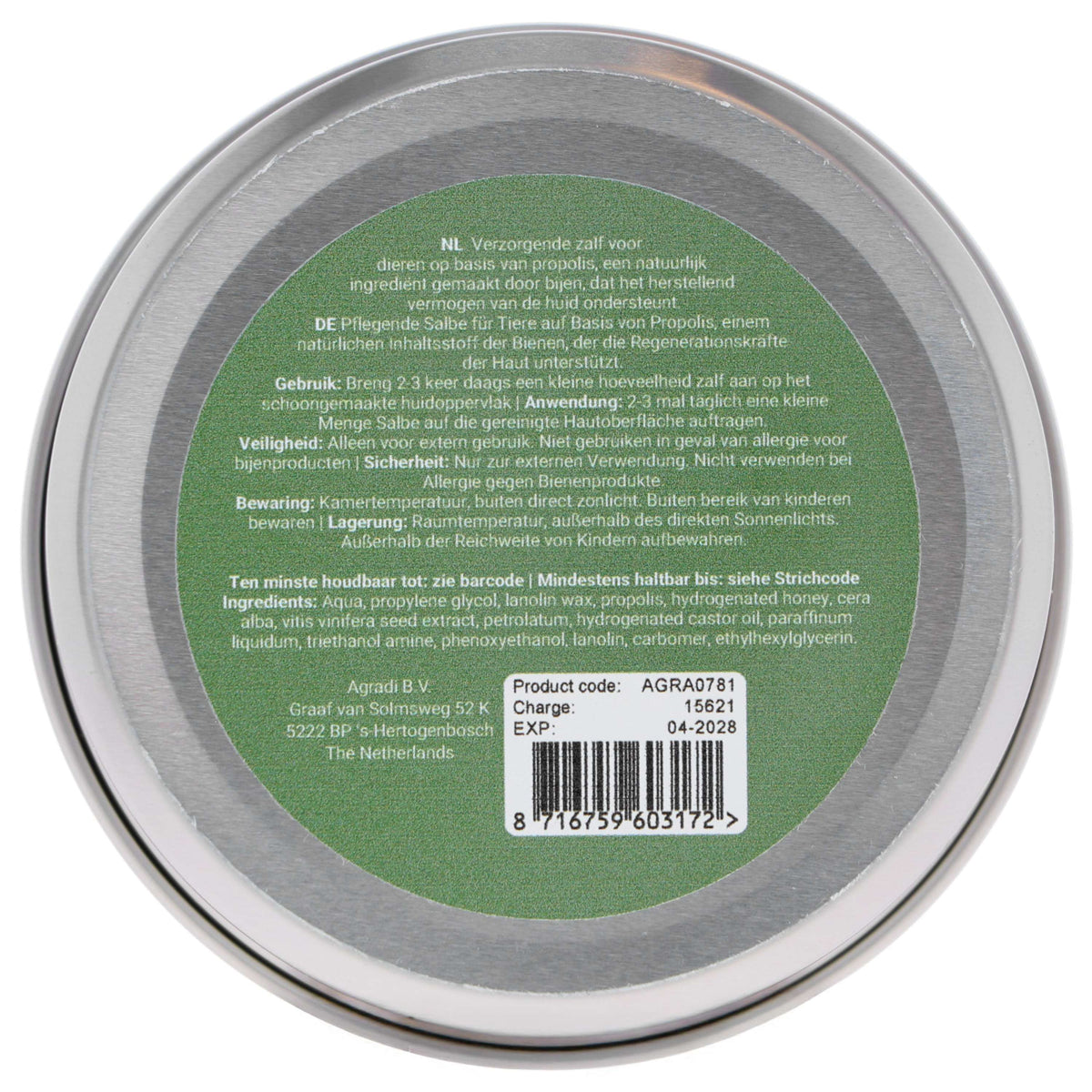 Agradi Horse Pommade au Miel avec Propolis