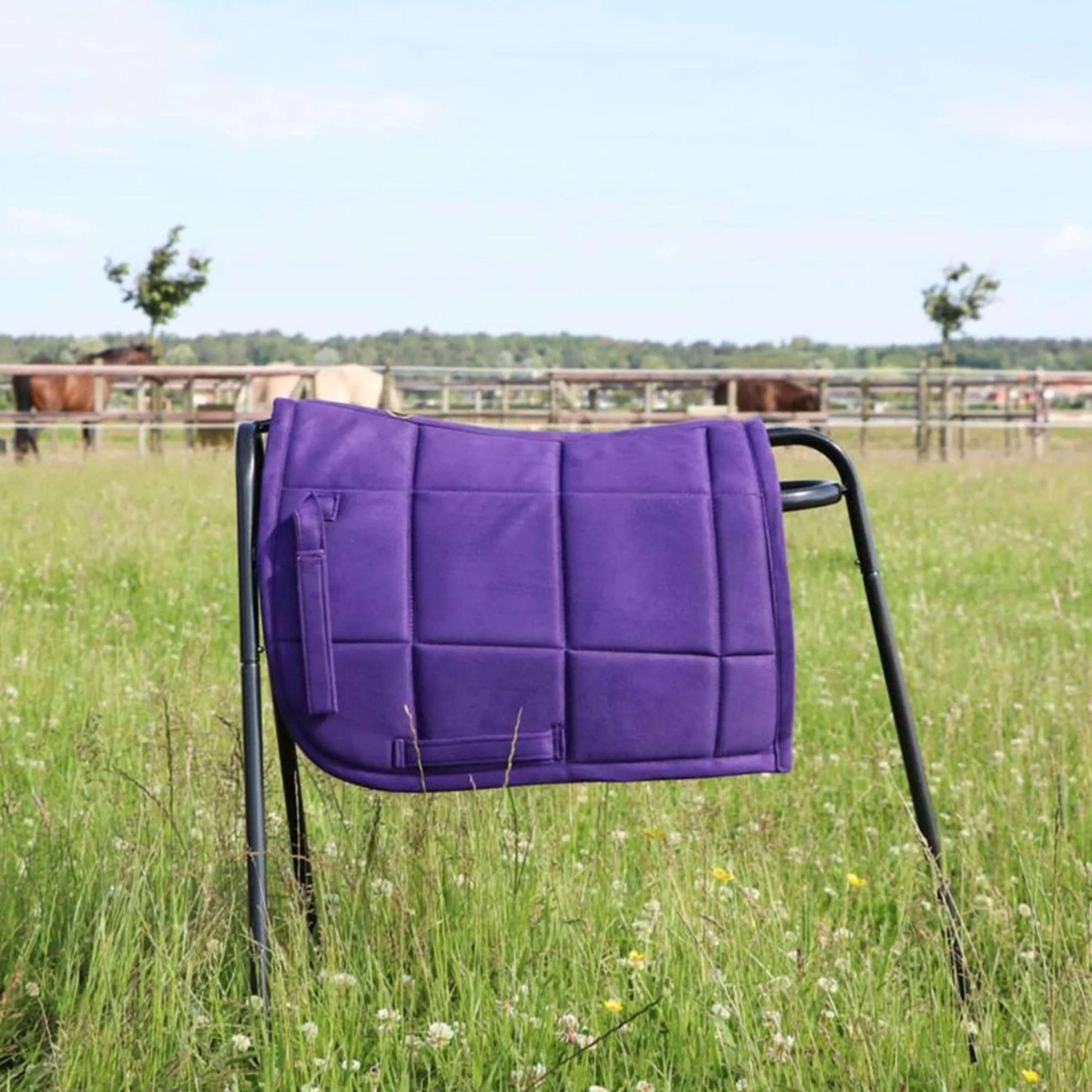 HB Tapis de Selle Shetland Violet HB Tapis de Selle Shetland Violet