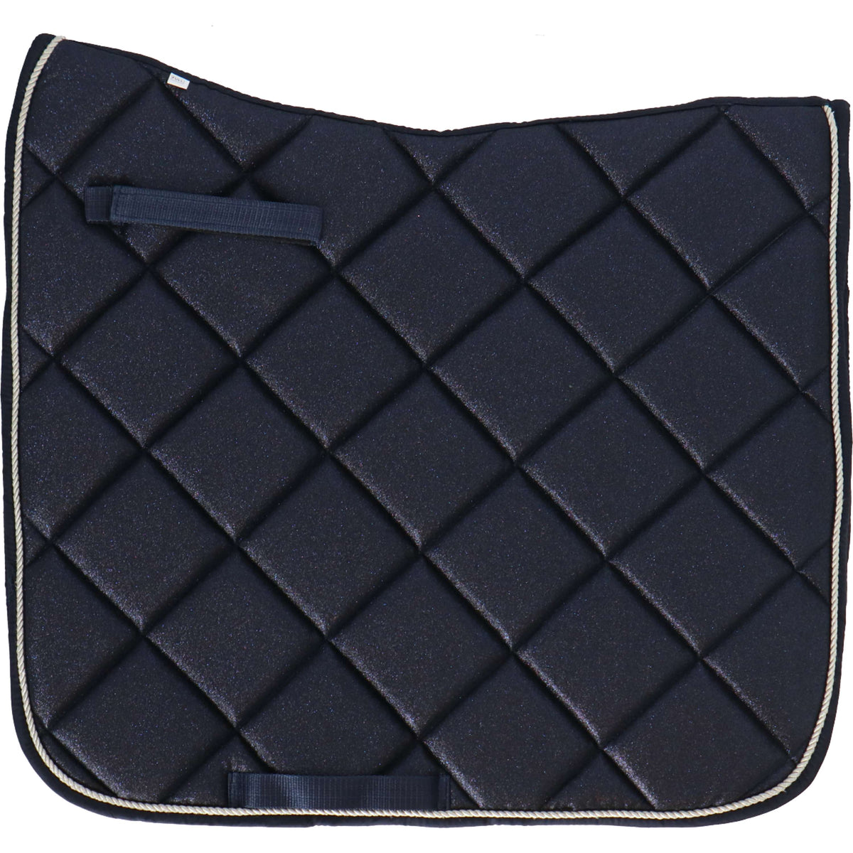 HB Tapis de Selle Sparkling Glitter Dressage Marin