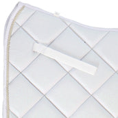 HB Tapis de Selle Sparkling Glitter Dressage Blanc