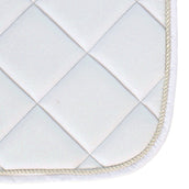 HB Tapis de Selle Sparkling Glitter Dressage Blanc