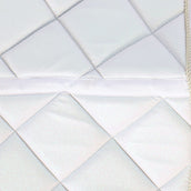 HB Tapis de Selle Sparkling Glitter Dressage Blanc