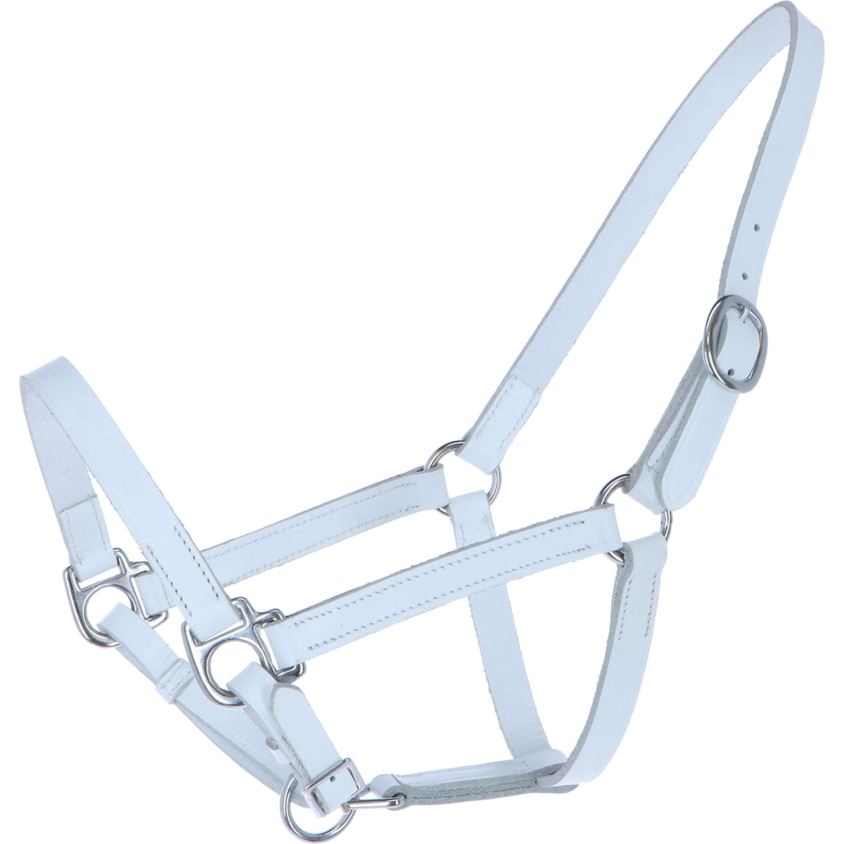 HB Licol pour Poulain Cuir Blanc