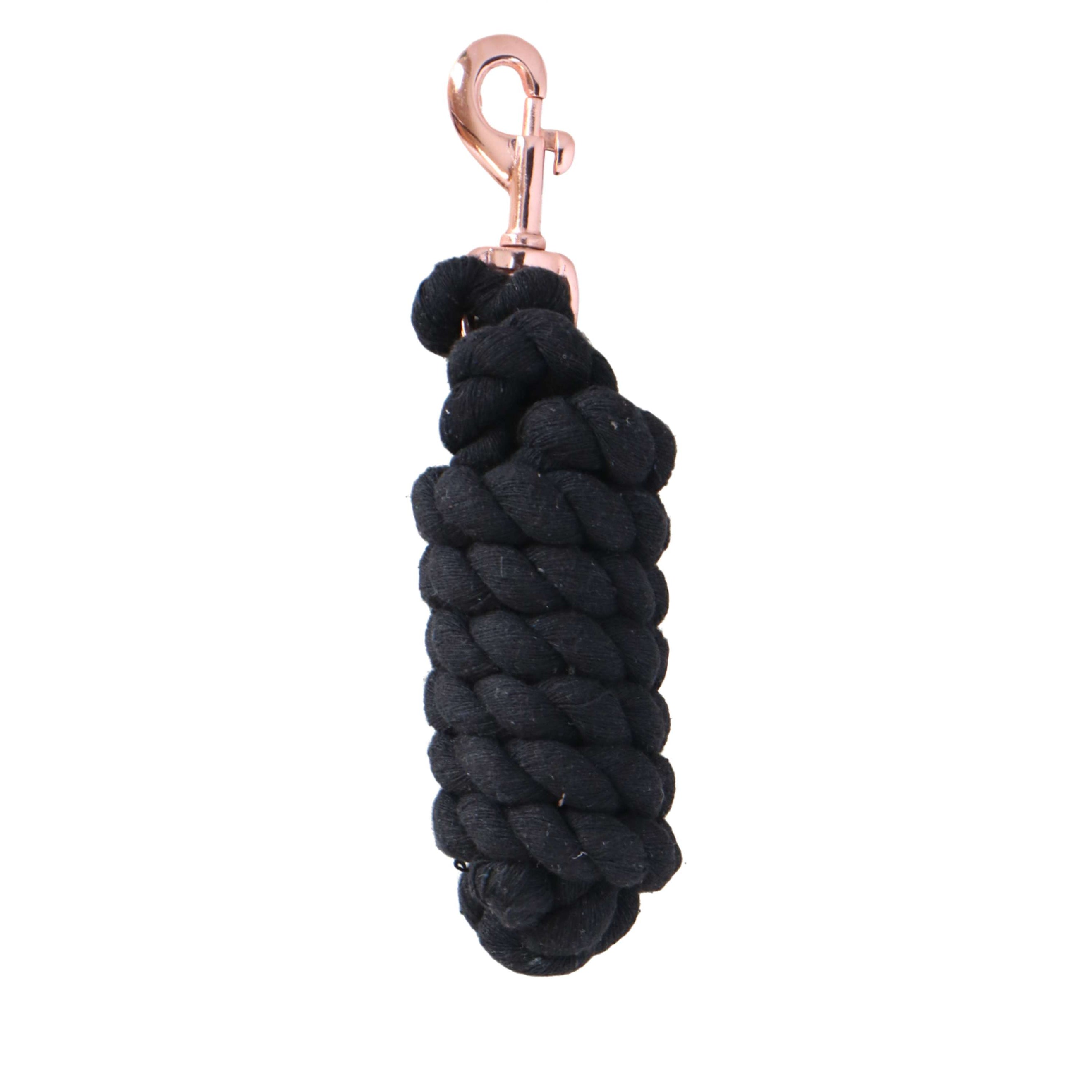 HB Corde pour Licol Rose Gold Musketon Noir HB Corde pour Licol Rose Gold Musketon Noir
