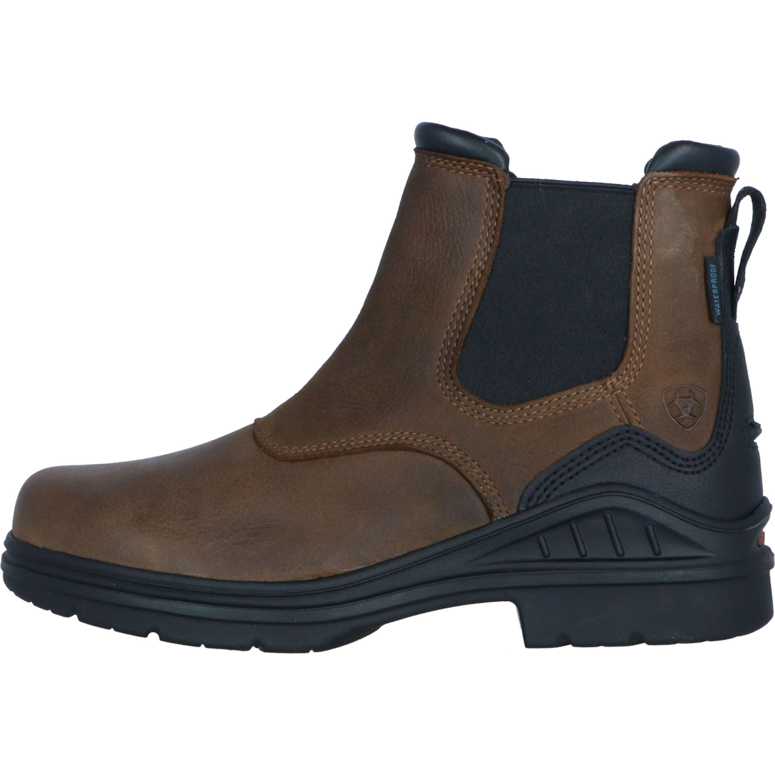 Ariat Jodhpurs Bateau Barnyard Twin Gore II Waterproof Boot Femme Antique Brown Ariat Jodhpurs Bateau Barnyard Twin Gore II Waterproof Boot Femme Antique Brown