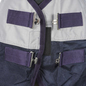 HKM Couverture Anti-Mouches Rain Bleu Foncé/Gris