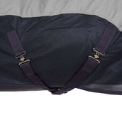 HKM Couverture Anti-Mouches Rain Bleu Foncé/Gris