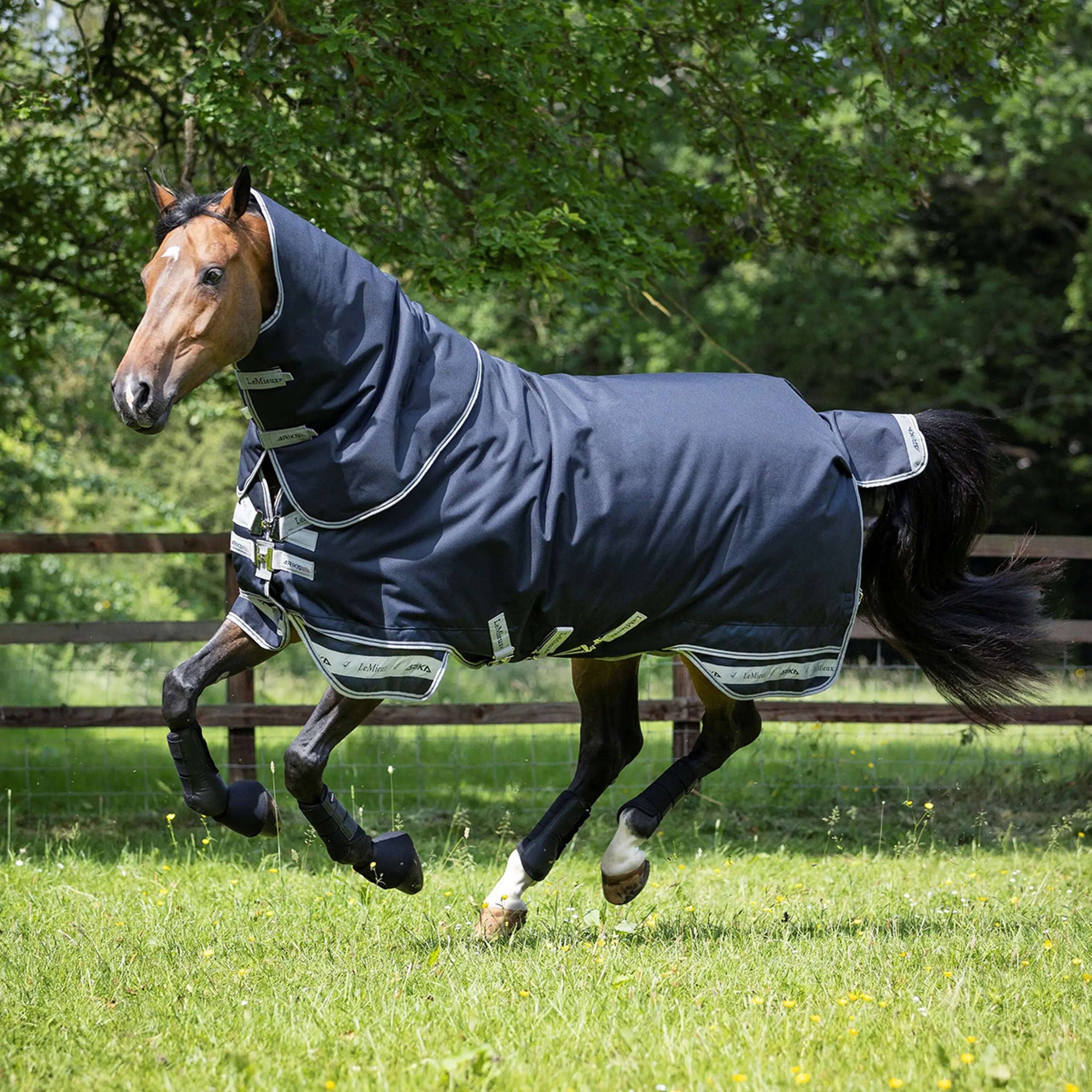 LeMieux Couverture Arika Storm-Tek 2 Turnout 100g Marin