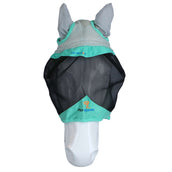 Shires Masque Anti-Mouches Air Motion avec Oreilles Aqua