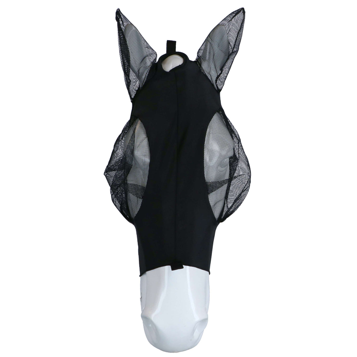 WeatherBeeta Masque Anti-Mouches Deluxe Stretch Bug avec Oreilles Noir
