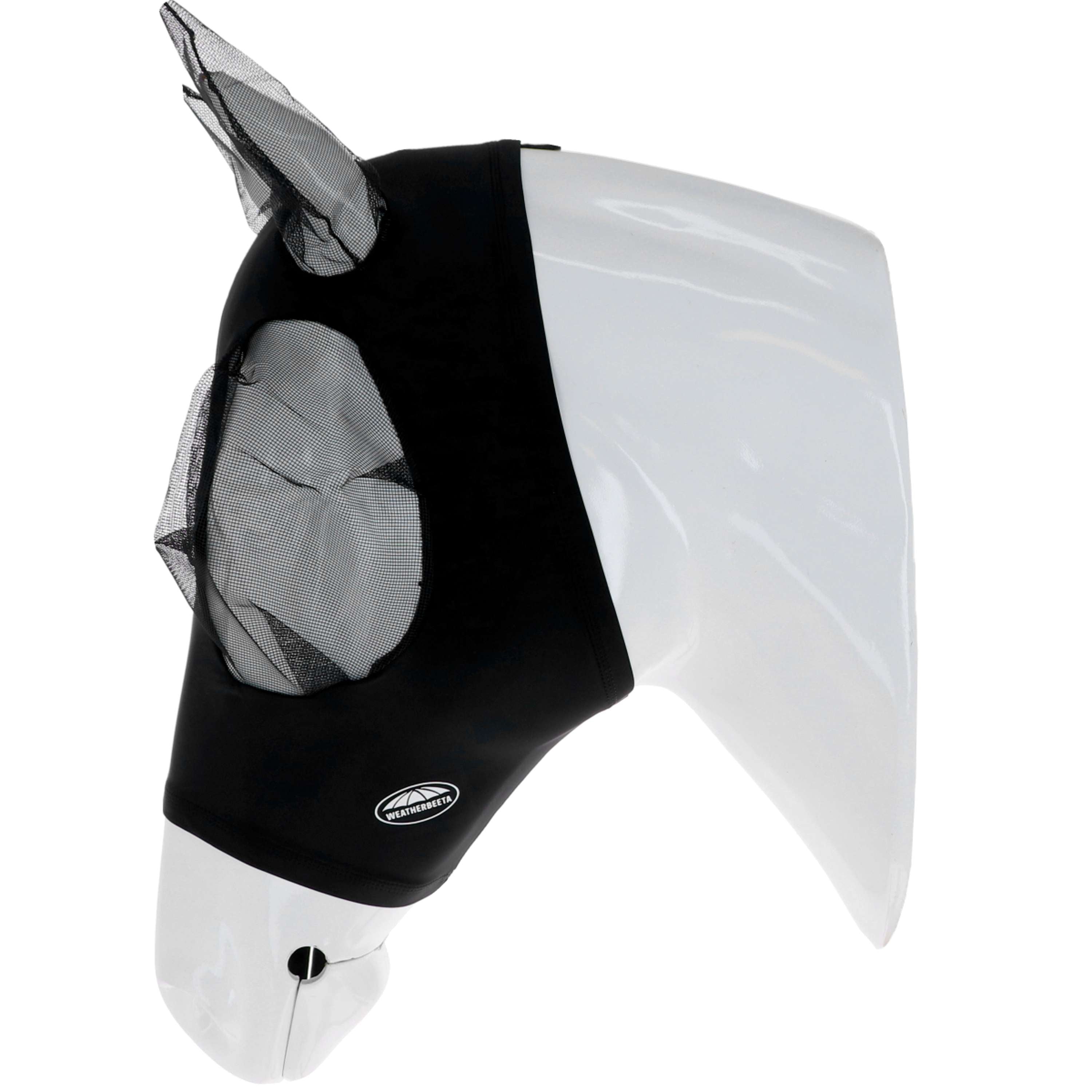 WeatherBeeta Masque Anti-Mouches Deluxe Stretch Bug avec Oreilles Noir