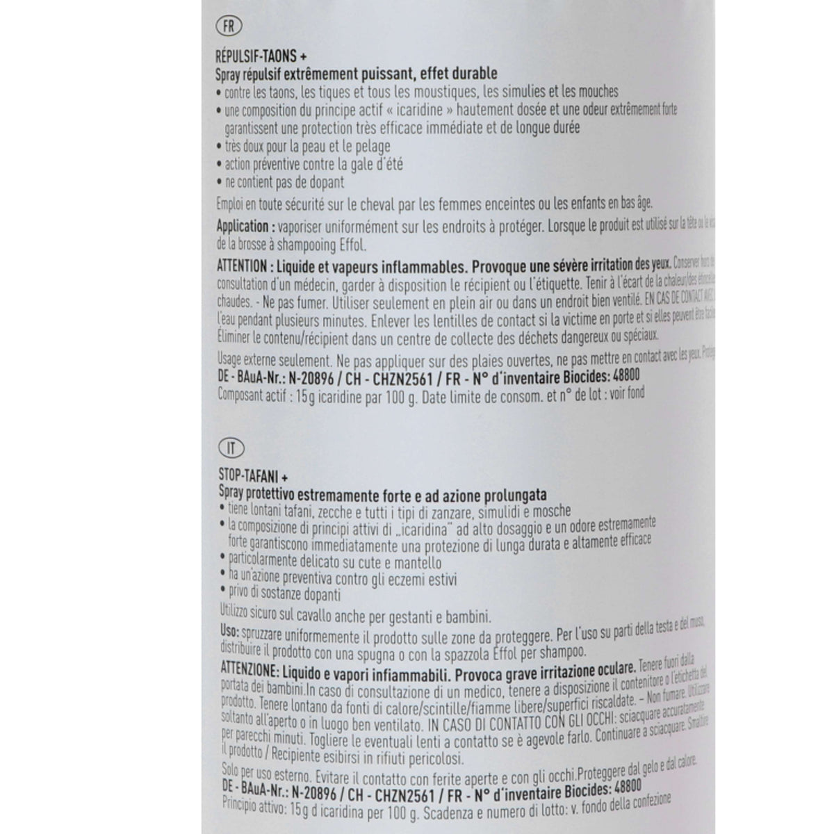 Effol répulsif anti-taons DE/FR