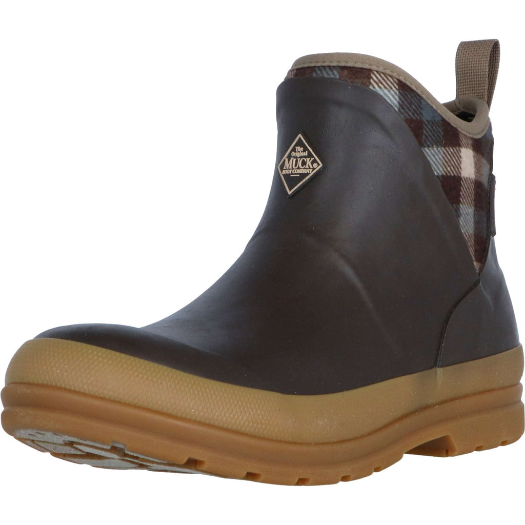 Muck Boot Originals Pull On Ankle Marron/Plaid