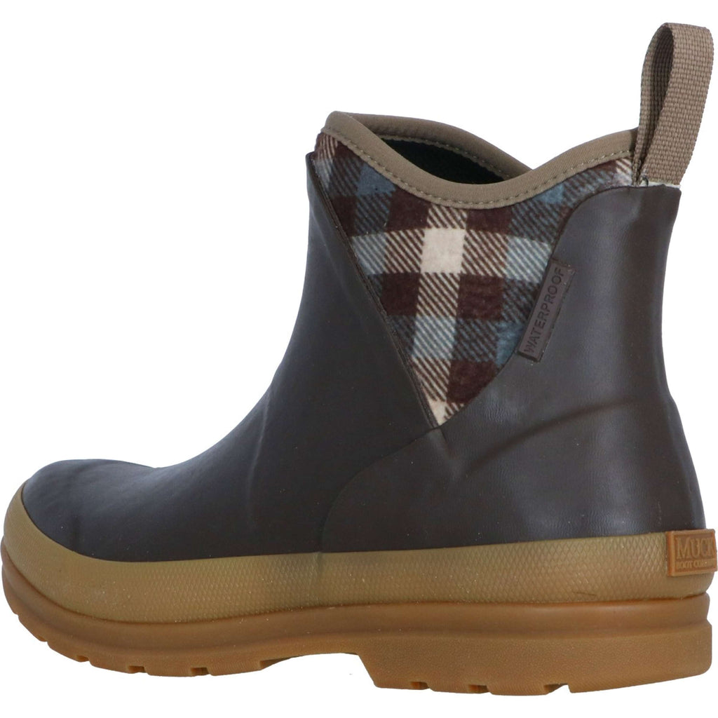 Muck Boot Originals Pull On Ankle Marron/Plaid