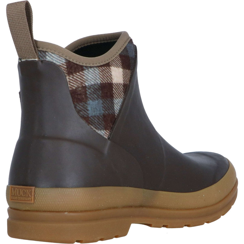 Muck Boot Originals Pull On Ankle Marron/Plaid