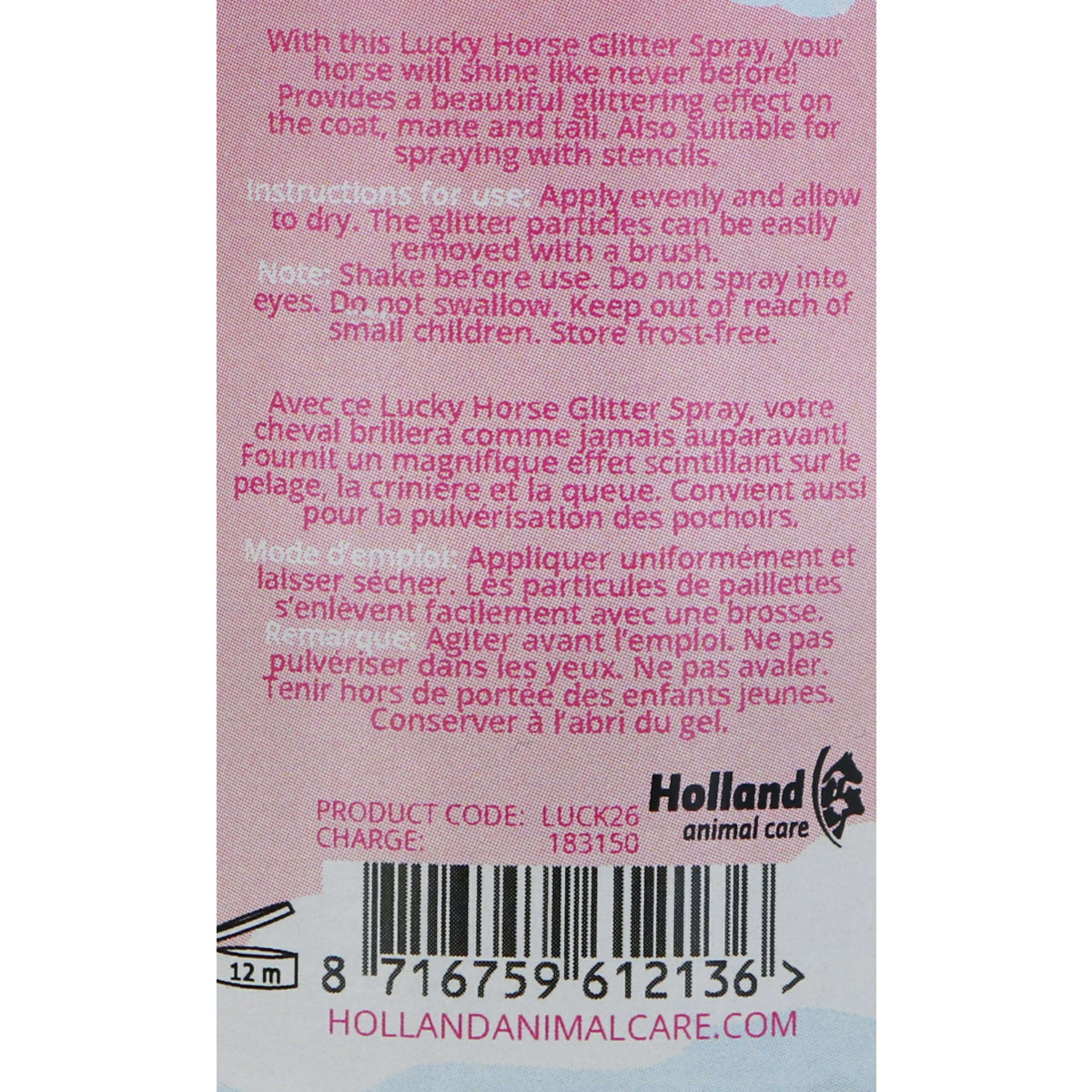 Lucky Horse Spray Scintillant Unicorn Turquoise