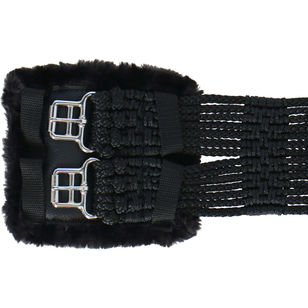 Stübben Sangle de Cordon avec Boucles en Acier Inoxydable Rembourrées Noir