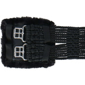 Stübben Sangle de Cordon avec Boucles en Acier Inoxydable Rembourrées Noir