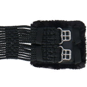 Stübben Sangle de Cordon avec Boucles en Acier Inoxydable Rembourrées Noir