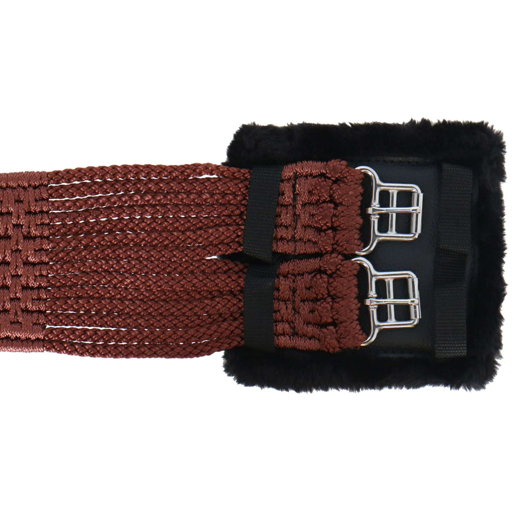 Stübben Sangle de Cordon avec Boucles en Acier Inoxydable Rembourrées Marron