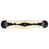 Werner Christ Sangle de Dressage Anatomic avec Fourrure Noir/Naturel