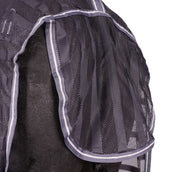 HKM Couverture Anti-Mouches Bleu Foncé/Gris