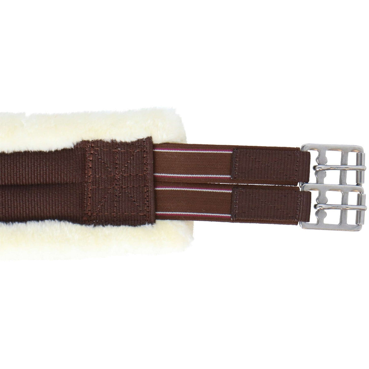 HKM Sangle Teddy Marron/Crème