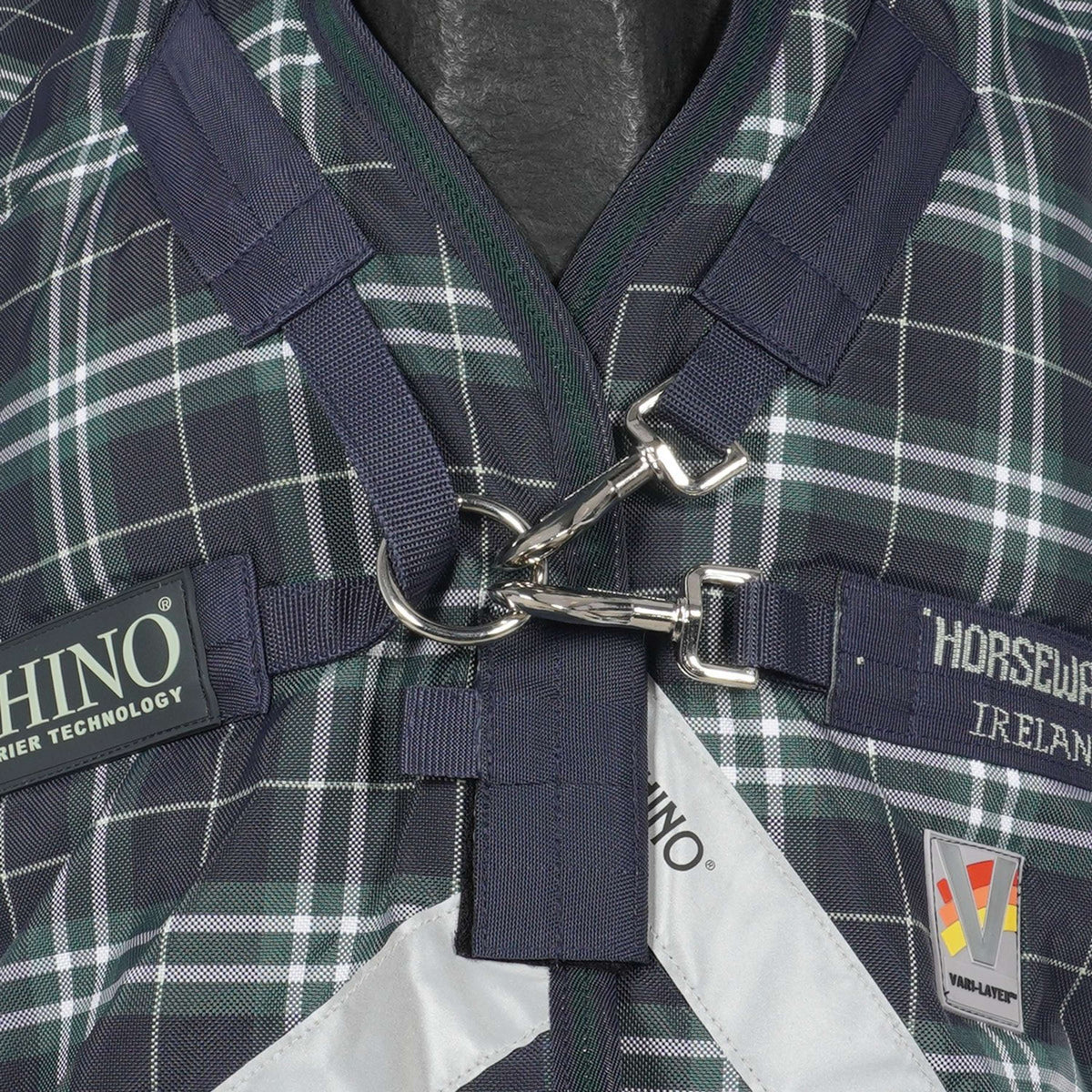 Rhino Wug Turnout Medium Varilayer 250g Hunter Check