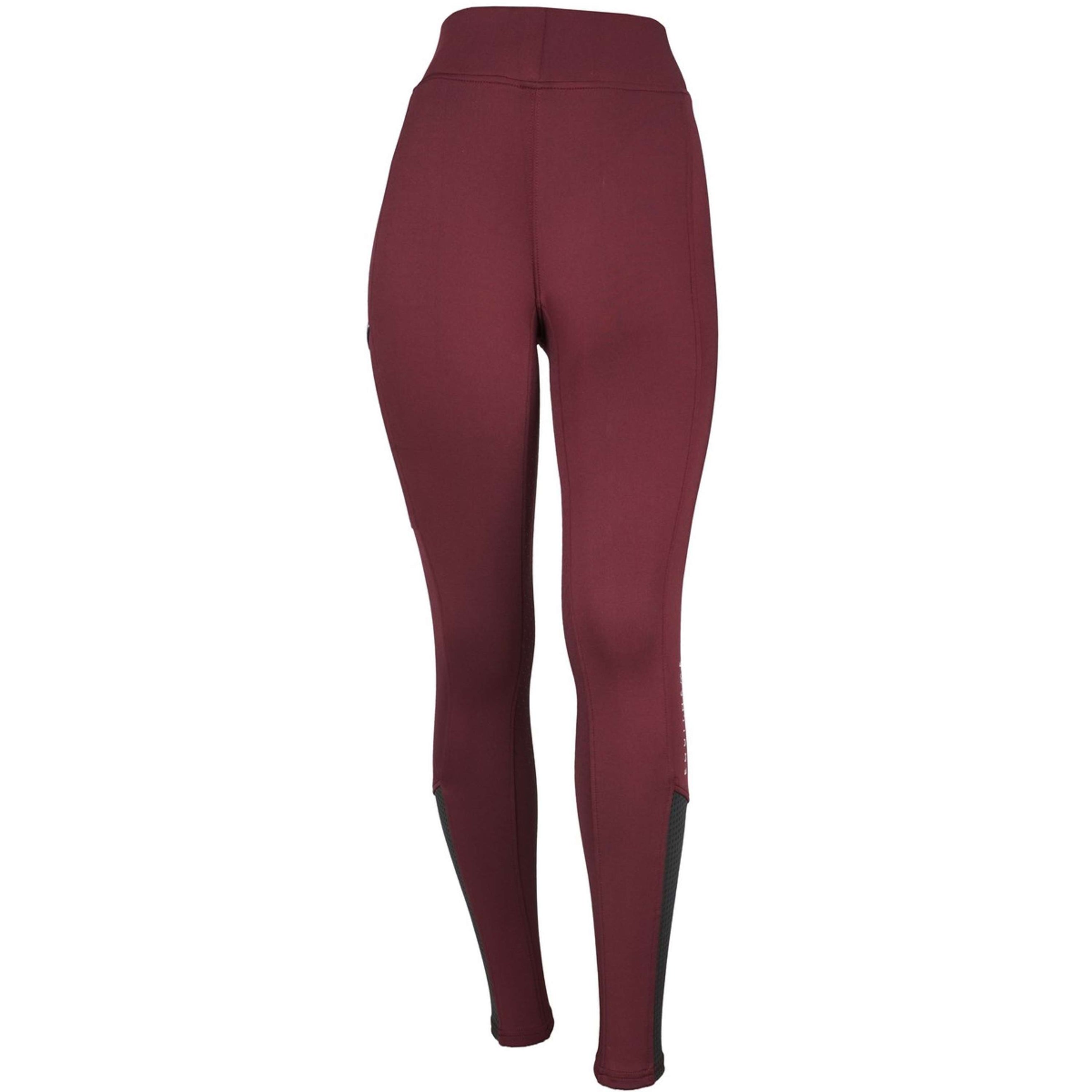 EQUITHÈME Legging d'Équitation Brigitte Bordeaux