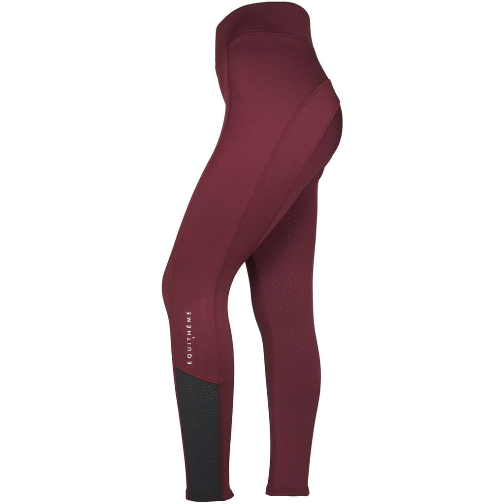 EQUITHÈME Legging d'Équitation Brigitte Bordeaux