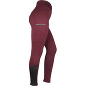 EQUITHÈME Legging d'Équitation Brigitte Bordeaux