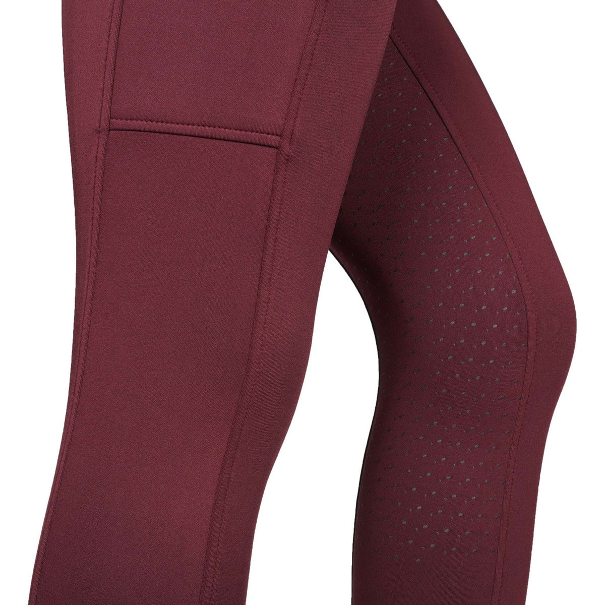 EQUITHÈME Legging d'Équitation Brigitte Bordeaux