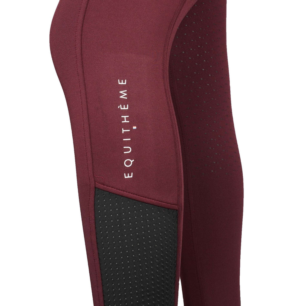 EQUITHÈME Legging d'Équitation Brigitte Bordeaux