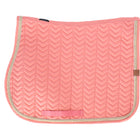EQUITHÈME Tapis de Selle Softy Jumping Rose Saumon