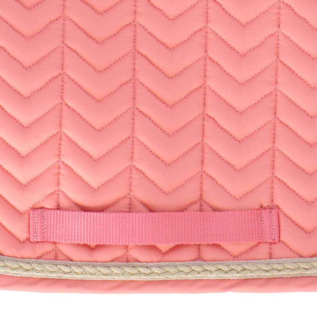 EQUITHÈME Tapis de Selle Softy Jumping Rose Saumon